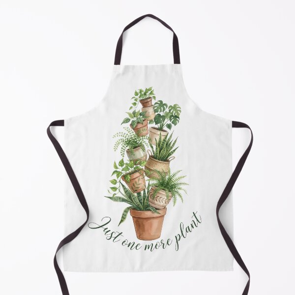 Item preview, Just One More Plant Funny Hoarder Houseplant Watercolor Botanical designed and sold by WorldShop17.