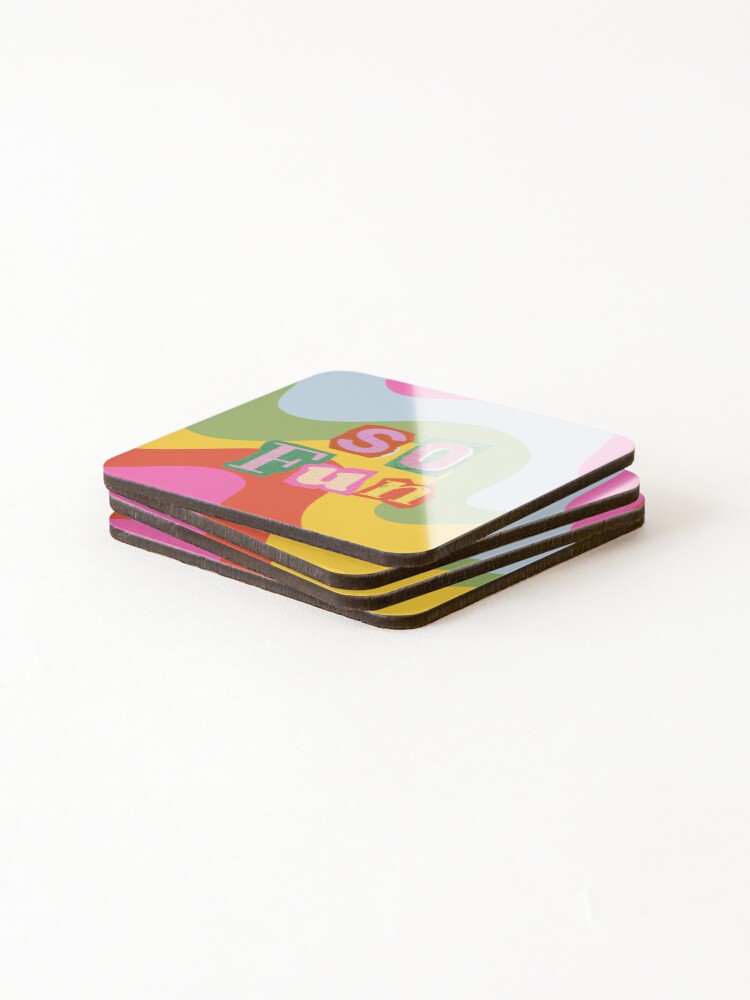 Thumbnail 4 of 5, Coasters (Set of 4), So Fun! designed and sold by AussieGoLightly.