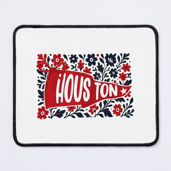 Item preview, Houston Floral Pennant Retro  designed and sold by TejSlaboda86.