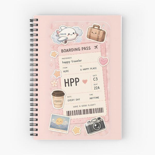 Item preview, Kawaii Boarding Pass – Cute Travel Design designed and sold by KWW SHOP.