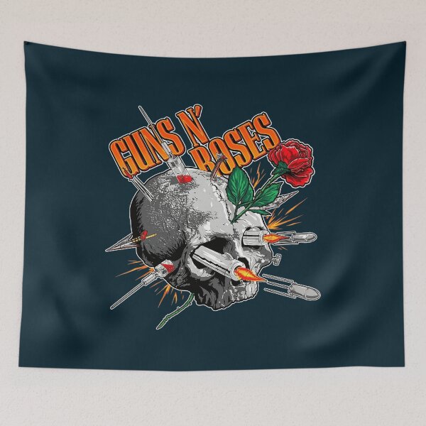 Item preview, Guns N' Roses Hand Rose and Revolvers Rock Design designed and sold by RobertsonZoe.