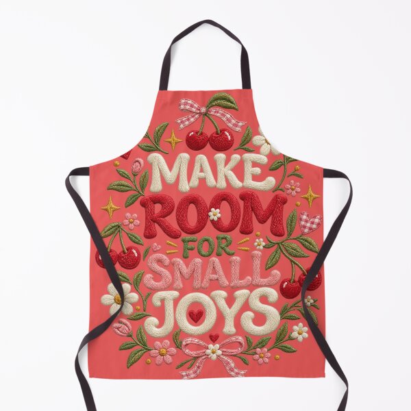 Item preview, Copy of Room for Small Joys Embroidered Floral Quote designed and sold by WangAew.