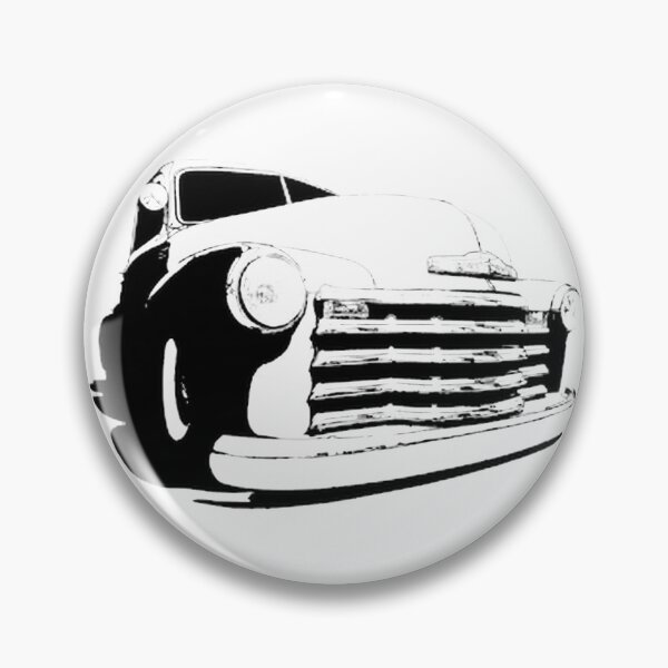Item preview, Vintage Pickup Truck Silhouette Monochrome Classic Farm Truck Illustration Front And Back View | Perfect Gift For You And Friends designed and sold by Shawon Khan Sourov.