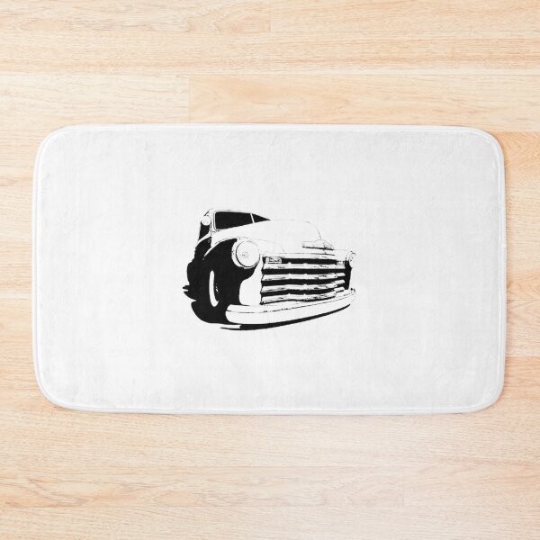 Item preview, Vintage Pickup Truck Silhouette Monochrome Classic Farm Truck Illustration Front And Back View | Perfect Gift For You And Friends designed and sold by Shawon Khan Sourov.