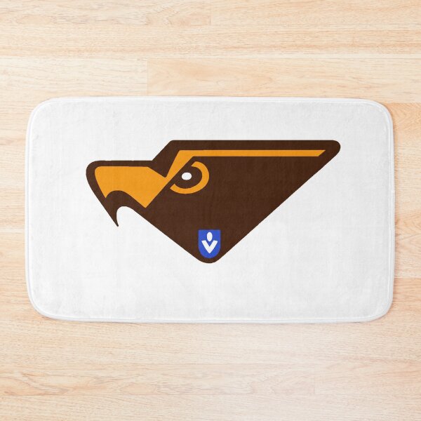 Item preview, Mighty Hawks Retro Logo Drawing designed and sold by Luke Foran Sports Art.