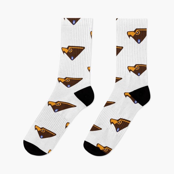 Item preview, Mighty Hawks Retro Logo Drawing designed and sold by Luke Foran Sports Art.