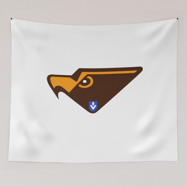 Item preview, Mighty Hawks Retro Logo Drawing designed and sold by Luke Foran Sports Art.