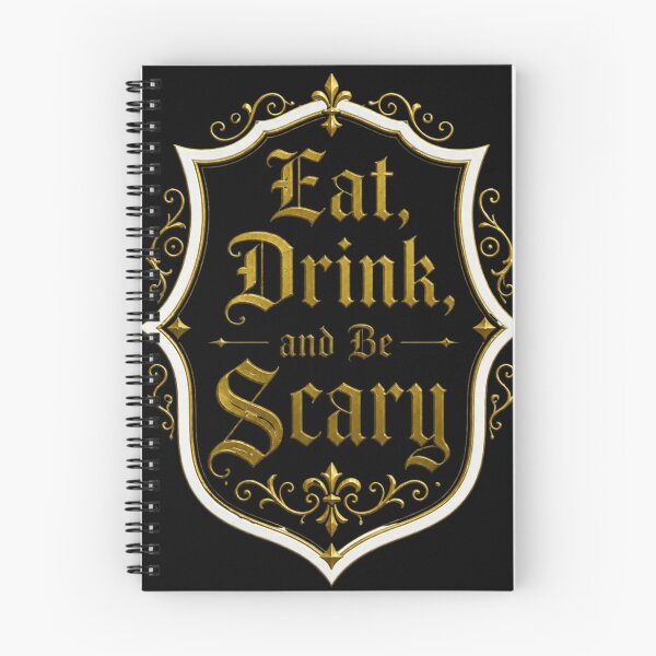 Item preview, Eat Drink And Be Scary Halloween Vintage Gothic designed and sold by BriSher.