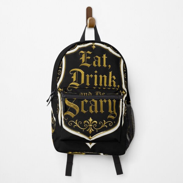 Item preview, Eat Drink And Be Scary Halloween Vintage Gothic designed and sold by BriSher.