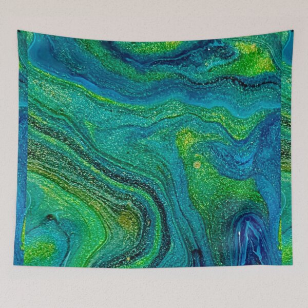 Item preview,  “Green Ebb & Flow” By In The Colors of Amber (Amber Joy Liem) designed and sold by AmberJoyLiem.