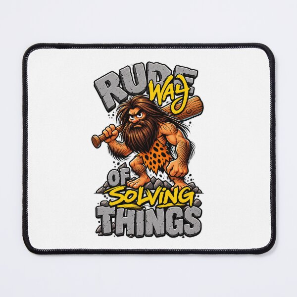 Item preview, Rude Caveman Funny Stone Age designed and sold by Prism--Fashion.
