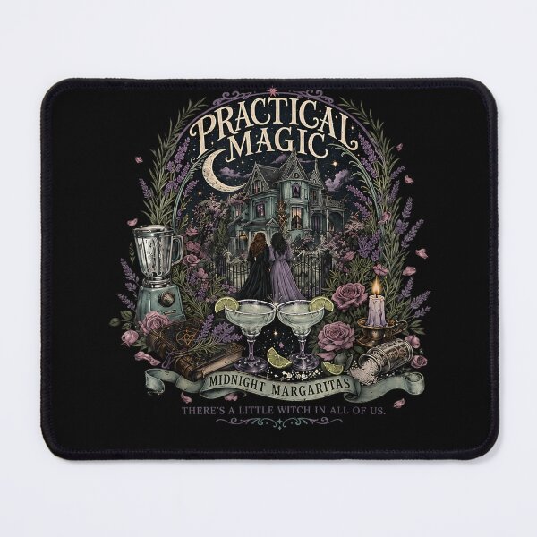 Item preview, Black Cat Practical Magic Witch Sisters Margaritas Halloween designed and sold by leevekaArt.