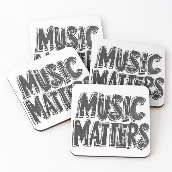 Item preview, MUSIC MATTERS ~black and white design #2 designed and sold by OmStudioz .