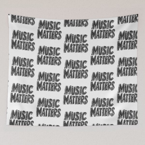 Item preview, MUSIC MATTERS ~black and white design #2 designed and sold by OmStudioz .