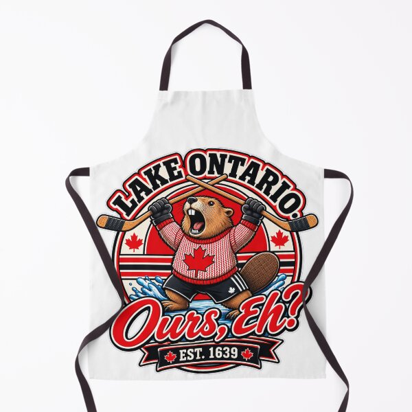 Item preview, Lake Ontario Ours Eh? Tee | Canadian Maple Leaf, Retro Lake Badge designed and sold by JackSpark25.