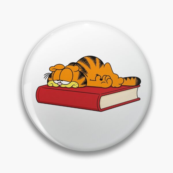 Item preview, garfield sleeping on book designed and sold by wingoo22.