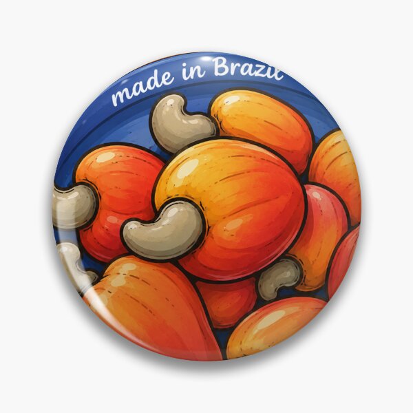 Item preview, Made in Brazil Cashew Illustration designed and sold by couragecriativa.