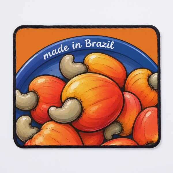 Item preview, Made in Brazil Cashew Illustration designed and sold by couragecriativa.