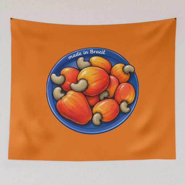 Item preview, Made in Brazil Cashew Illustration designed and sold by couragecriativa.