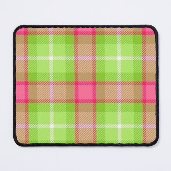 Item preview, Y2K Hot Pink and Lime Green Plaid Pattern | Retro 2000s Tartan Grid Aesthetic designed and sold by BrontesWhimsyStore.