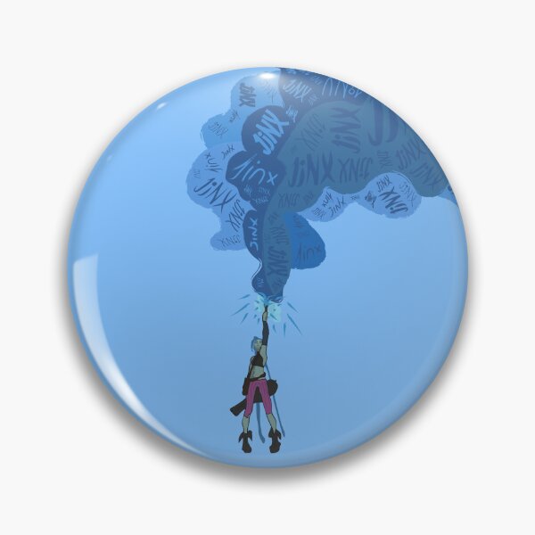 Item preview, Arcane Jinx Blue Smoke Flare | Loose Cannon Graphic Art designed and sold by qfa Originals.