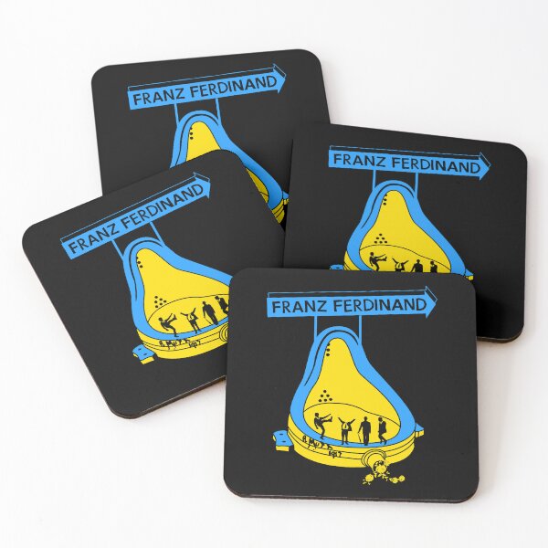 Item preview, Dance Punk Blue And Yellow Silhouette Band designed and sold by GloomRooms.