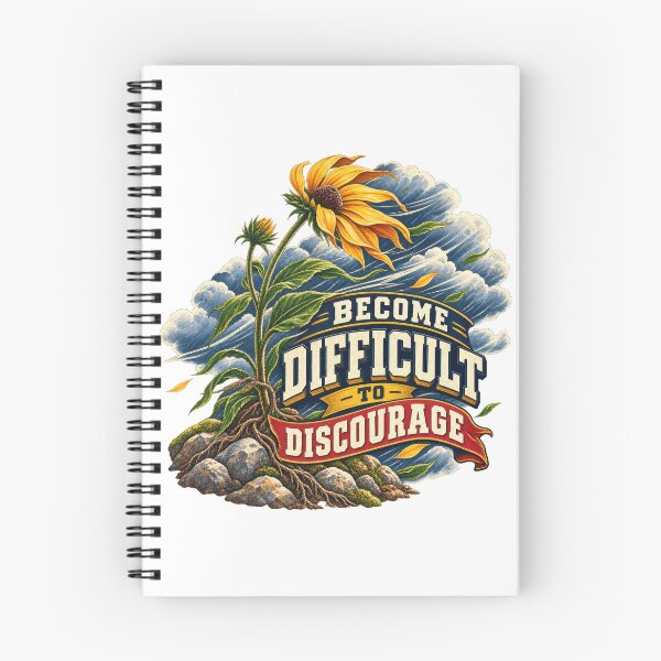 Item preview, Become Difficult to Discourage designed and sold by Mosslume Studio.