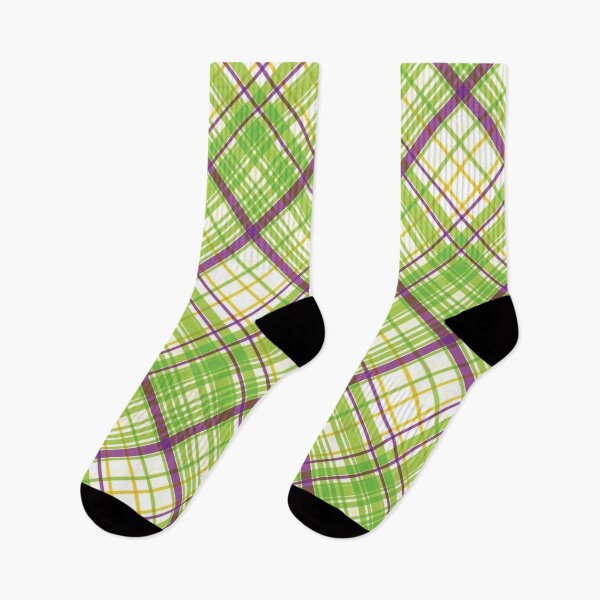 Item preview, Y2K LLime Green and Purple Diagonal Plaid Pattern | Retro 2000s Tartan Grid Aesthetic designed and sold by BrontesWhimsyStore.