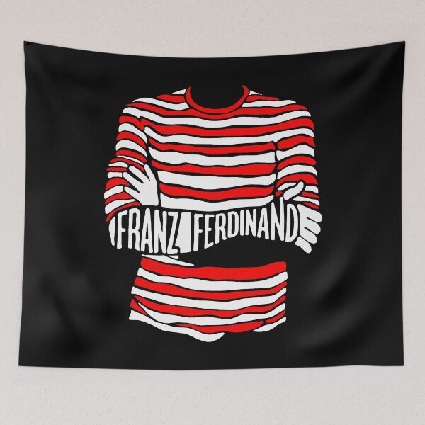 Item preview, White Typography Post Punk Band designed and sold by GloomRooms.