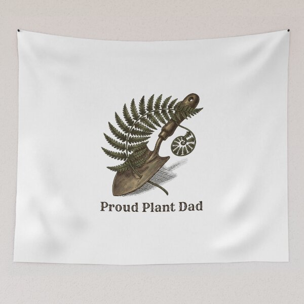 Item preview, Proud Plant Dad Vintage Botanical Fern Gardening Trowel Gift designed and sold by WorldShop17.