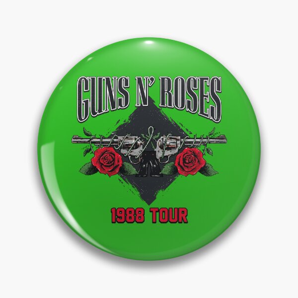 Item preview, Guns N' Roses 1988 Tour Roses and Pistols Design designed and sold by FoxDaves.