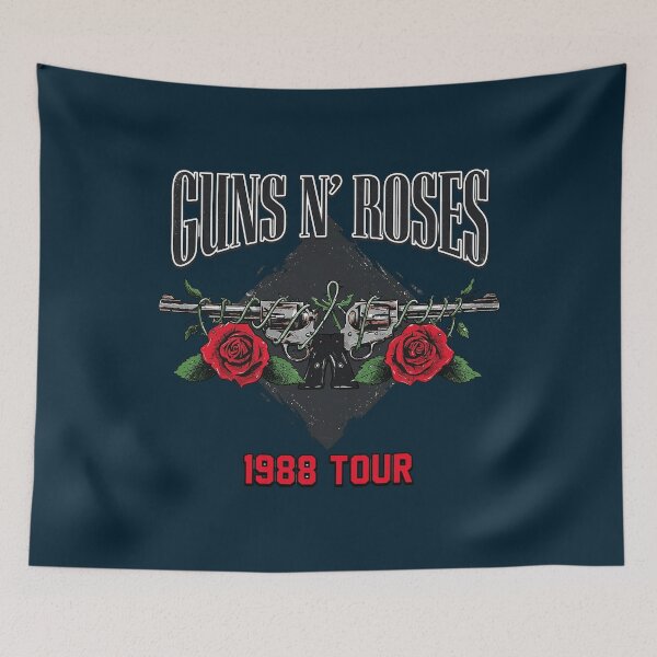 Item preview, Guns N' Roses 1988 Tour Roses and Pistols Design designed and sold by FoxDaves.