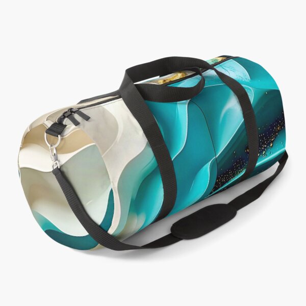 Item preview, Ocean Turquoise and Alabaster Ribbon Vortex designed and sold by Vicky Brago-Mitchell®.