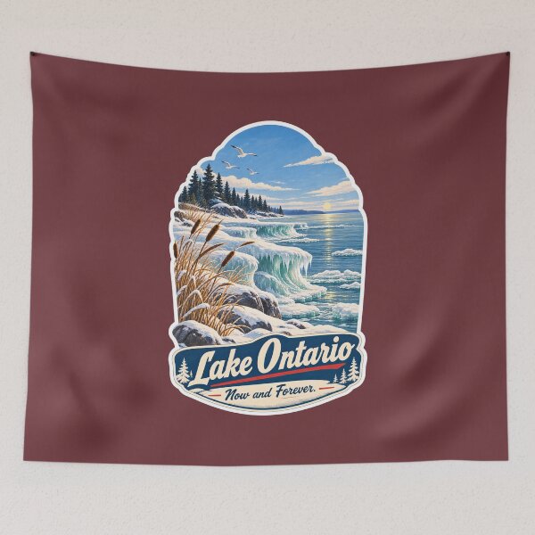 Item preview, Lake Ontario Forever Defending Canadian Sovereignty Scenic Prints designed and sold by PinUpPizzazz.