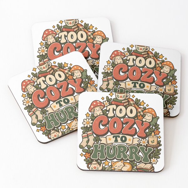 Item preview, Too Cozy to Hurry Vintage Cottagecore Typography designed and sold by WangAew.