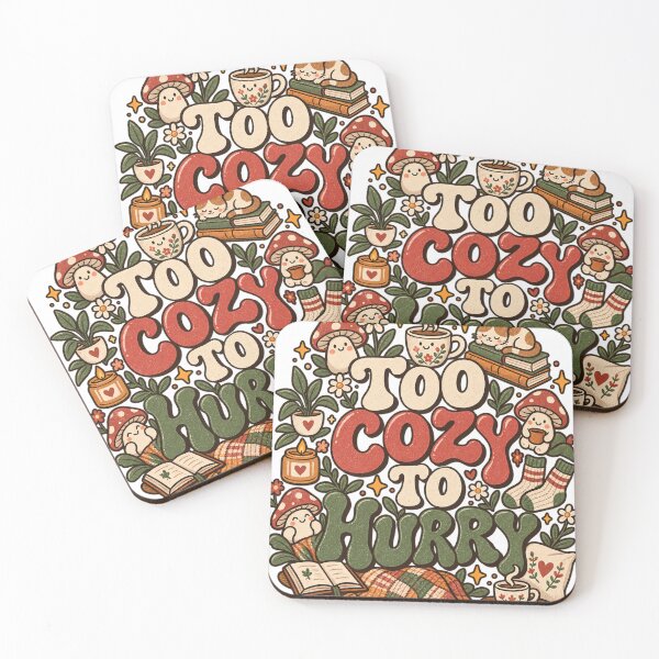 Item preview, Too Cozy to Hurry Vintage Cottagecore Typography designed and sold by WangAew.