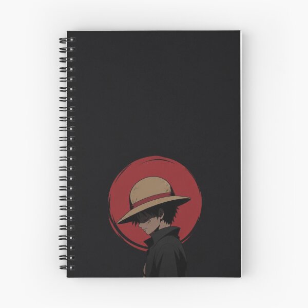 Item preview, Anime-Inspired Straw Hat Character Red Moon Silhouette designed and sold by KUHATLIKHA.
