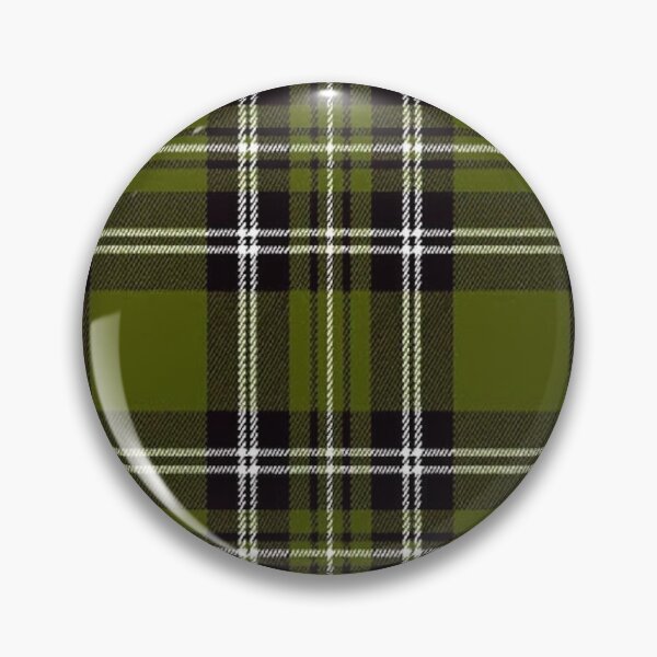 Item preview, Y2K Olive Green and Black Plaid Pattern | Retro 2000s Grunge Tartan Aesthetic designed and sold by BrontesWhimsyStore.