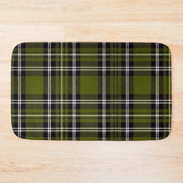 Item preview, Y2K Olive Green and Black Plaid Pattern | Retro 2000s Grunge Tartan Aesthetic designed and sold by BrontesWhimsyStore.
