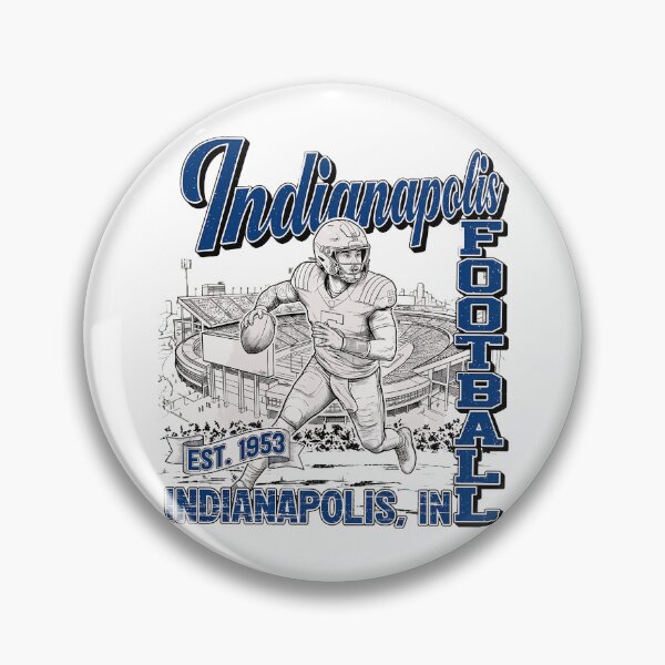 Item preview, Indy Football Vintage Player Retro Design designed and sold by KesarHosaka95.