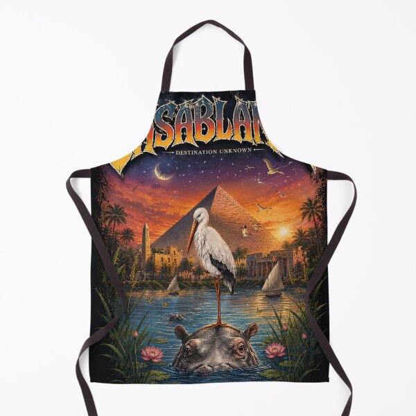 Item preview, Egyptian Dreamscape – Hippo & Stork Nile Adventure designed and sold by Arulsha.