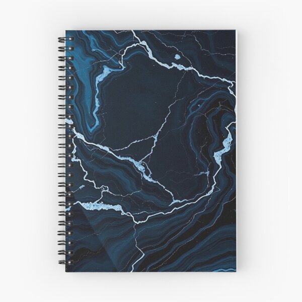 Item preview, Dark Blue Light Vein Marble designed and sold by IntelliMindDesigns.