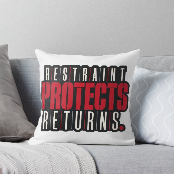 Item preview, Restraint Protects Returns Trading Discipline Quote designed and sold by VolatilityEdge.