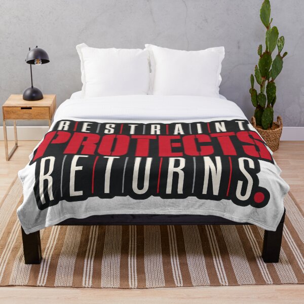 Item preview, Restraint Protects Returns Trading Discipline Quote designed and sold by VolatilityEdge.