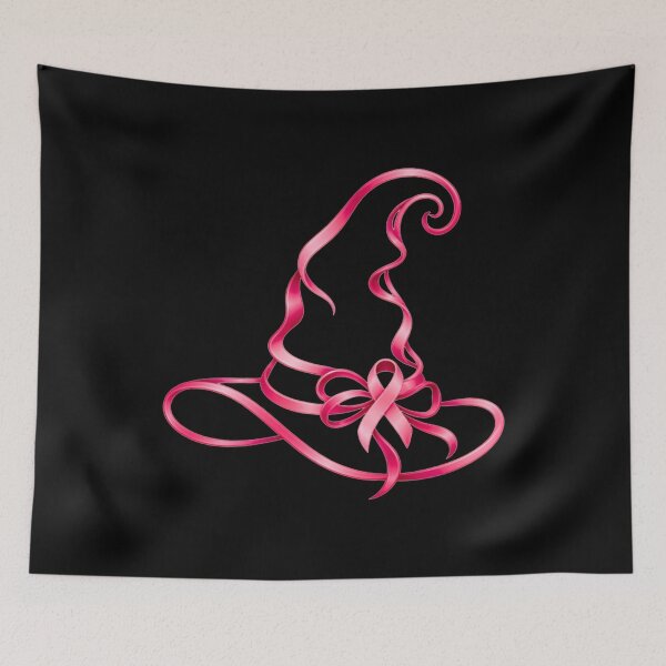 Item preview, Pink Ribbon Witch Hat Breast Cancer Halloween Women designed and sold by AnitaBice.