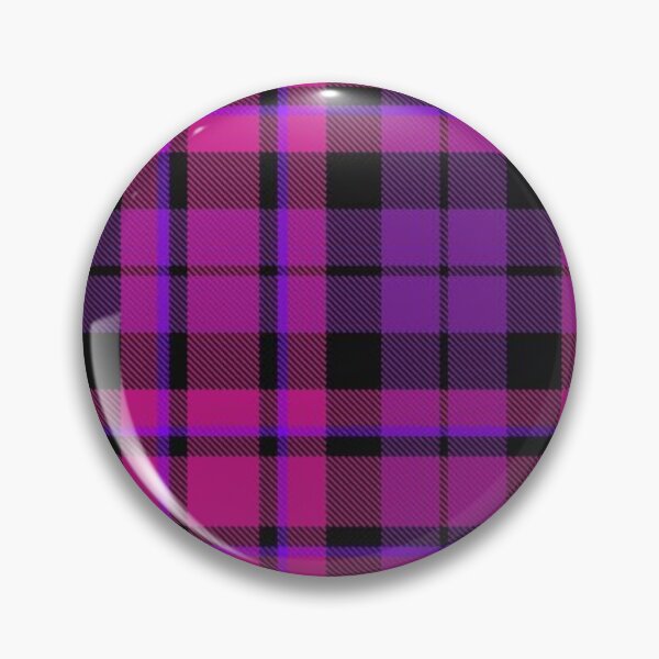 Item preview, Y2K Hot Pink and Purple Plaid Pattern | Retro 2000s Pop Punk Tartan Aesthetic designed and sold by BrontesWhimsyStore.
