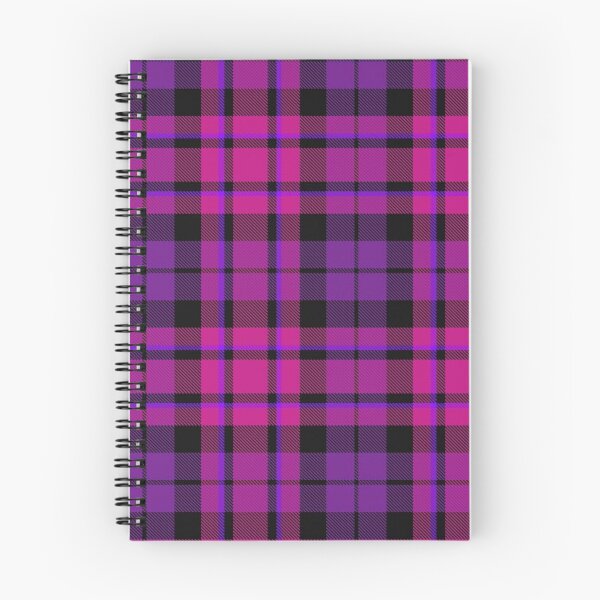 Item preview, Y2K Hot Pink and Purple Plaid Pattern | Retro 2000s Pop Punk Tartan Aesthetic designed and sold by BrontesWhimsyStore.