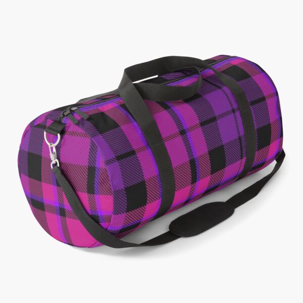 Item preview, Y2K Hot Pink and Purple Plaid Pattern | Retro 2000s Pop Punk Tartan Aesthetic designed and sold by BrontesWhimsyStore.