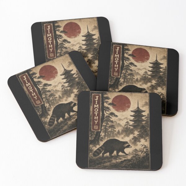 Item preview, Jimothy Tanuki Japanese Vintage – Funny Raccoon Art designed and sold by Zizo-DR44.