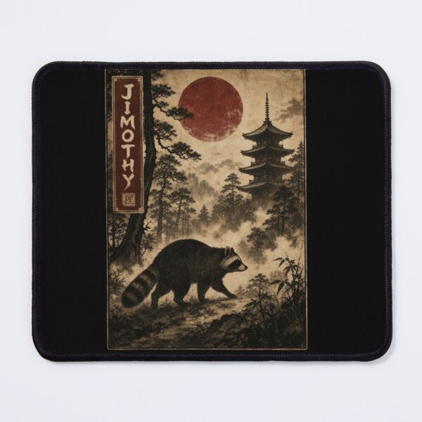 Item preview, Jimothy Tanuki Japanese Vintage – Funny Raccoon Art designed and sold by Zizo-DR44.